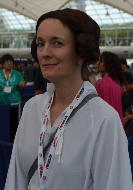 Princess Leia at San Diego Comic Con // Picture by Carrie Goldman // Click to enlarge